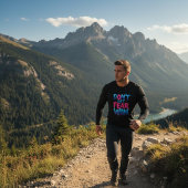 Laat Angst Niet Winnen Graffiti Tri-Blend Shirt