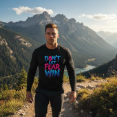 Laat Angst Niet Winnen Graffiti Tri-Blend Shirt