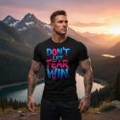 Laat Angst Niet Winnen Graffiti Tri-Blend Shirt