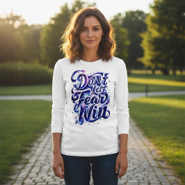 Laat Angst Niet Winnen Tri-Blend Shirt