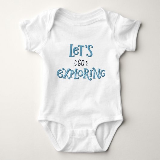 Laat Baby odysuit verkennen Romper (Voorkant)