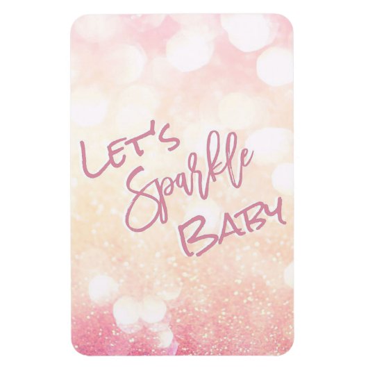 Laat Baby sprankelen Magneet (Verticaal)