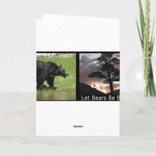 Laat Beren Beren Kaart zijn (Achterkant)