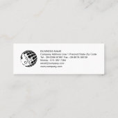 Laat bessen kruidengeneeskunde kruiden mini visitekaartje (Achterkant)