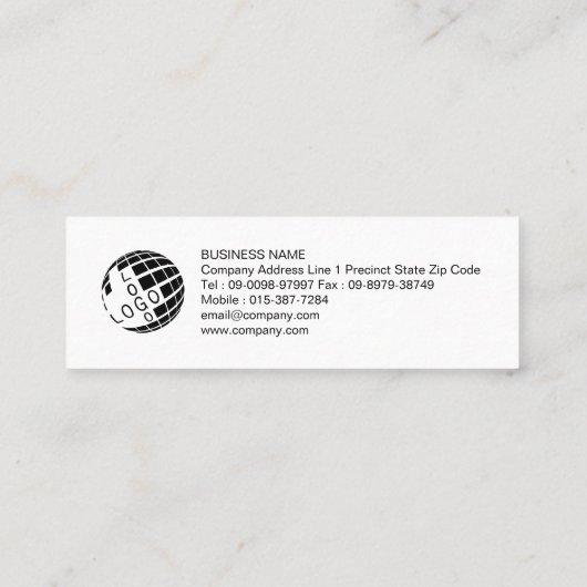 Laat bessen kruidengeneeskunde kruiden mini visitekaartje (Achterkant)