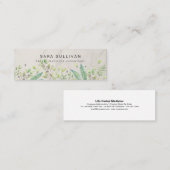 Laat bessen kruidengeneeskunde kruiden mini visitekaartje (Voorkant / Achterkant)