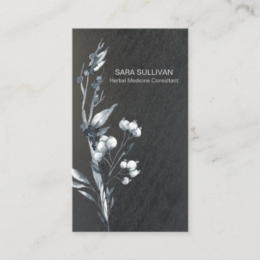 Laat bessen kruidengeneeskunde kruiden visitekaartje (Voorkant)