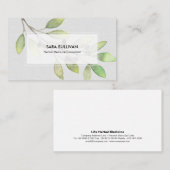 Laat bessen kruidengeneeskunde kruiden visitekaartje (Voorkant / Achterkant)