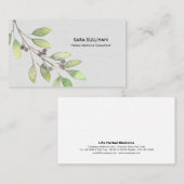 Laat bessen kruidengeneeskunde kruiden visitekaartje (Voorkant / Achterkant)