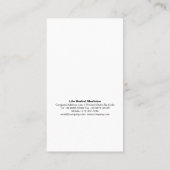 Laat bessen kruidengeneeskunde kruiden visitekaartje (Achterkant)