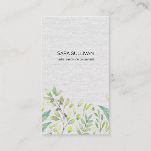 Laat bessen kruidengeneeskunde kruiden visitekaartje (Voorkant)