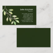 Laat bessen kruidengeneeskunde kruiden visitekaartje (Voorkant / Achterkant)