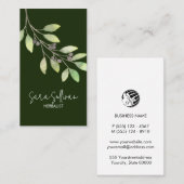 Laat bessen kruidengeneeskunde kruiden visitekaartje (Voorkant / Achterkant)