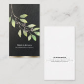 Laat bessen kruidengeneeskunde kruiden visitekaartje (Voorkant / Achterkant)