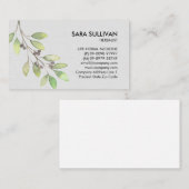 Laat bessen kruidengeneeskunde kruiden visitekaartje (Voorkant / Achterkant)