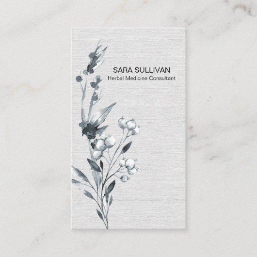 Laat bessen kruidengeneeskunde kruiden visitekaartje (Voorkant)