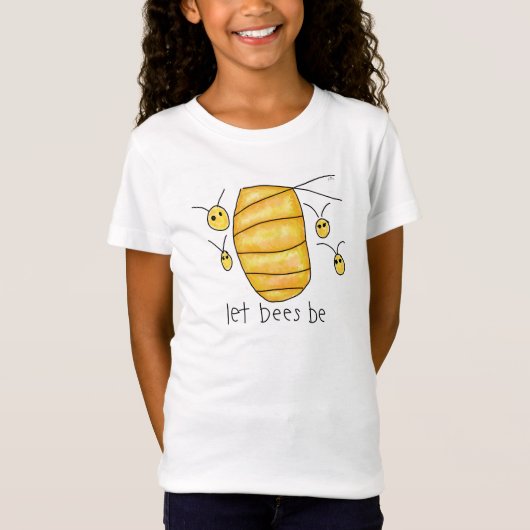 "Laat Bijen Zijn" T-shirt (Voorkant)
