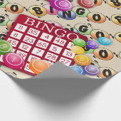 Laat Bingo Wrapping Papier spelen (Hoek)