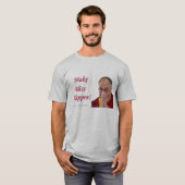 Laat Bliss gebeuren! - Dalai Lama T-shirt (Voorkant volledig)
