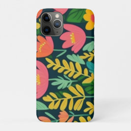 Laat bloemen kleurrijk ontwerp Case-Mate iPhone case
