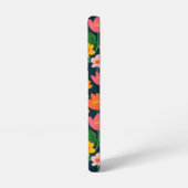 Laat bloemen kleurrijk ontwerp samsung galaxy hoesje (Linkerkant)