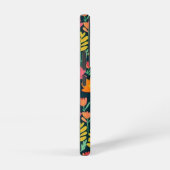 Laat bloemen kleurrijk ontwerp samsung galaxy hoesje (Rechterkant)