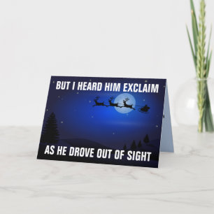 LAA'T BRANDON GAAAN! KERSTKAARTEN VAN DE KERSTMAN  KAART