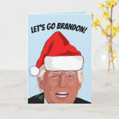 LAAT BRANDON Gaan! TRUMP KERSTKAARTEN Kaart (Gele Bloem)