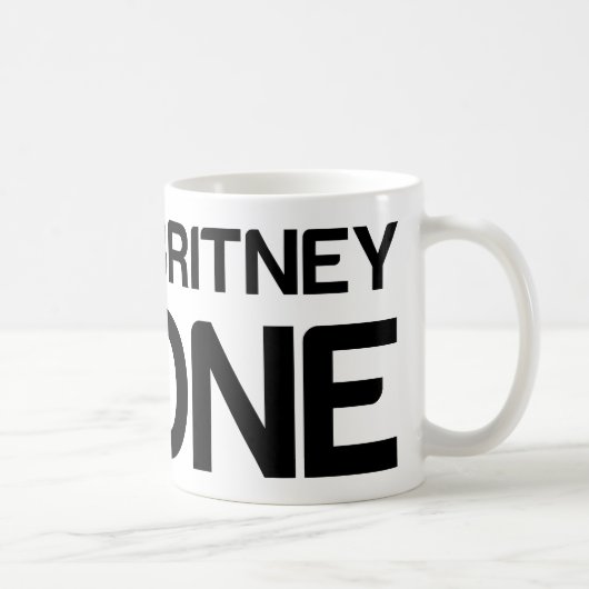 Laat Britney Alone Koffiemok (Rechts)