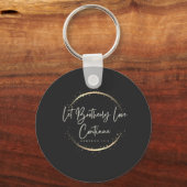 Laat Brotherly de Liefde Christelijke Manuscript v Sleutelhanger (Voorkant)