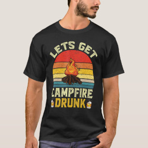 Laat Campfire Drink cameravuur Drink Team Cam opha T-shirt
