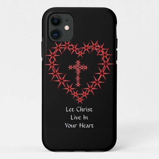 LAAT CHRIST LEVEN IN UW HART Case-Mate iPhone CASE (Achterkant)
