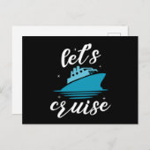 Laat cruise Cruise Cruise Ship Vacation Gift Briefkaart (Voorkant / Achterkant)