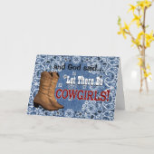 Laat daar de Verjaardag van Veedrijfsters zijn Kaart (Gele Bloem)