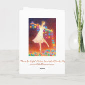 Laat daar Licht Wenskaart zijn Feestdagen Kaart (Achterkant)