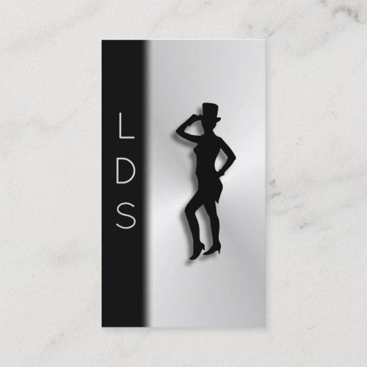 Laat Dance Studio's Visitekaartje (Achterkant)
