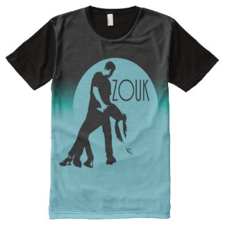 laat dans zouk - blauwe maan All-Over-Print t-shirt