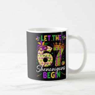 Laat de 67 grapjes beginnen Funny 6 7 Six Seven M Koffiemok