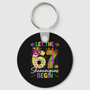 Laat de 67 grapjes beginnen Funny 6 7 Zes Zeven M Sleutelhanger