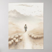 Laat de 99, Moderne Christelijke Kunst, Jezus vert Poster (Voorkant)