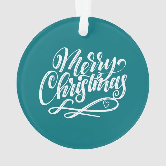 Laat de aangepaste kerstfoto Snow Ornament (achterkant)