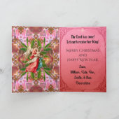 Laat de aarde haar Koning ontvangen Feestdagen Kaart (Binnen)