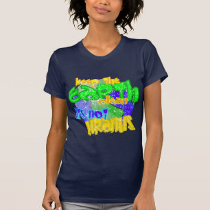 Laat de aarde schoon zijn niet-uranus shirt