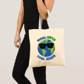 Laat de aarde weer opboksen klimaatverandering tote bag (Voorkant (product))