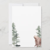 LAAT DE ADVENTUUR BEGINNEN BABY SHOWER-INVITATIE KAART (Achterkant)