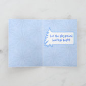 Laat de afranselingen beginnen! Grappige vakantie  Feestdagen Kaart (Binnen)