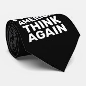 Laat de Amerikaan opnieuw nadenken over zijn polit Stropdas (Opgerold)