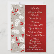 Laat de Angels zingen Flat Holiday Christmas Kaart