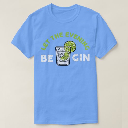 Laat de avond een grappige schotel worden. t-shirt (Design voorkant)