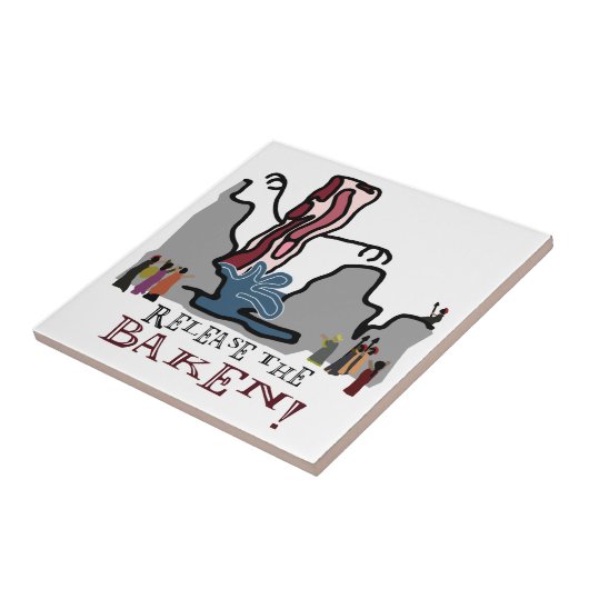 Laat de Baken los! Tegeltje (Zijkant)